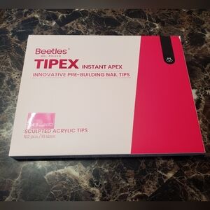 Beetles Instant Apex Half Matte Square XS Short Acrylic Tips